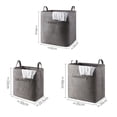 thumbnail image 5 of SPRING PARK Laundry Hamper with Handles Thin Laundry Bin Collapsable Dirty Clothes Basket Narrow Laundry Bag Foldable, 5 of 7