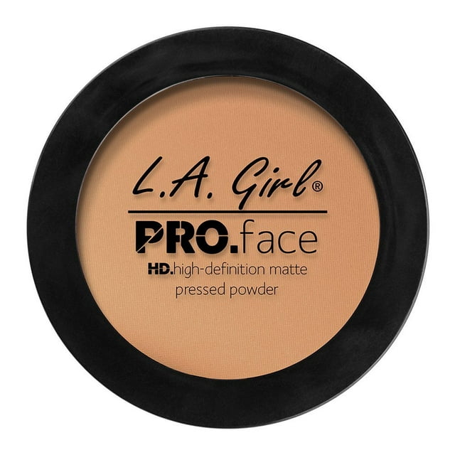 Polvo prensado L.A. Girl Pro.face Matte Warm Honey GPP607 x3