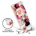 thumbnail image 6 of CoverON Phone Design For Google Pixel 8 Case, Clear Flexible Soft Rubber Slim TPU Cover, Peony Flower, 6 of 7