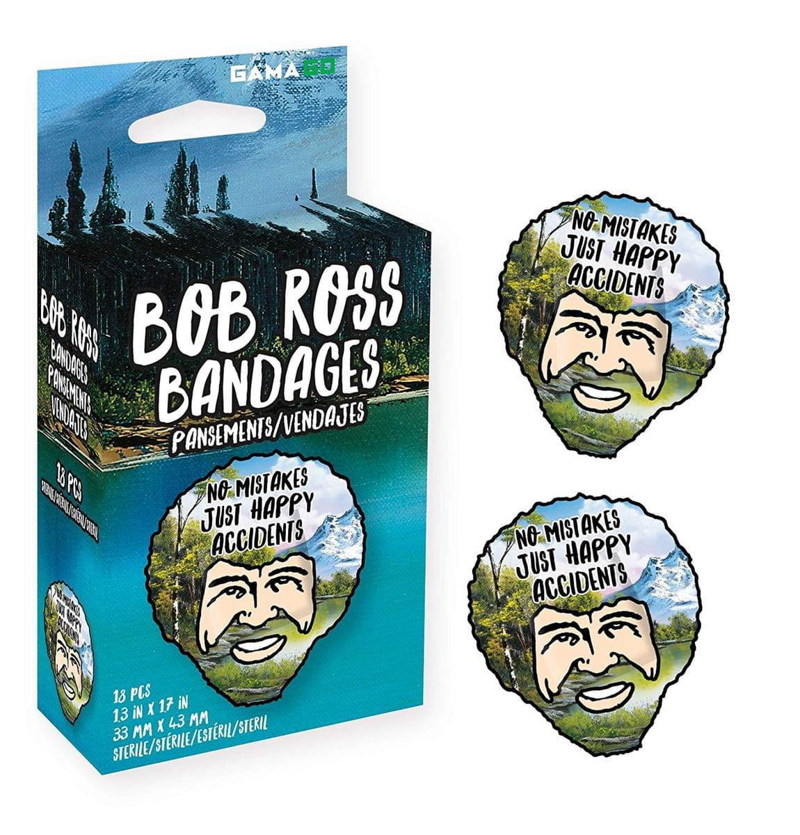 18 Pieces Bob Ross Bandages