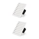 thumbnail image 3 of Qarigey Fake Eyelash Tray Display Glass Extension Lashes Plate Pallet Elastic Hand Pad Strip Palette Tool Stand for Makeup Accessories Blanco 2Conjunto, 3 of 6