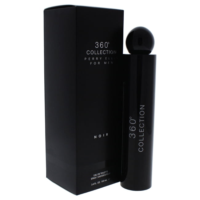 Perry Ellis 360° Collection Noir Eau de Toilette, Cologne for Men, 3.4 Oz