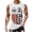 White, variant on Mens Shirts 4th of July Patriotic Graphic Muscle Tank Top Sleeveless Shirt Workout Casual Summer Wear