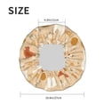 thumbnail image 5 of KLL Autumn and Thanksgiving Pattern Shower Cap & Bath Cap for Women,Reversible Oversized Waterproof Shower Caps for all Hair Lengths,Elastic Reusable Bathing Hair Cap, 5 of 7