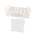 thumbnail image 2 of QualitChoice Paper Confetti Cone Holder Box Including Holder Cones Decorating Events Making Moments Memorable With Fine Workmanship White 30 Holes, 2 of 6