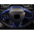 thumbnail image 3 of 3pcs Car Steering Wheel Frame Cover Trim Stickers Decorative Decals Interior Parts Compatible For10th, 3 of 9