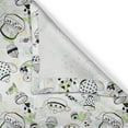 thumbnail image 6 of Ambesonne Tea Party Grommet Curtain, Doodle Hearts, 50" x 63", Black White Green, 6 of 6