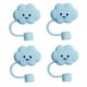 thumbnail image 5 of 4 Piezas en Forma de Nubes Cubierta de Paja Cubiertas de Paja Tapa a Prueba de Salpicaduras Regalos de Fiesta Lindo Tapón de Paja Creativo Reutilizabl 3 piezas, 5 of 8