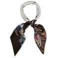 thumbnail image 5 of ALLYDREW 35" Large Satin Silk Feeling Square Scarf Hair Scarf Head Wrap - Persia Cream, 5 of 5