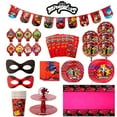 thumbnail image 4 of Miraculous Ladybug 10 Character Masks Cat Nior Party Bag Favors Gifts Supplies Mighty Mojo, 4 of 5