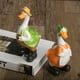 thumbnail image 3 of Figura de pato de dibujos animados de resina, estatua de pato madre padre, escultura animal, decoración para el hogar, oficina, escritorio, jardín, adorno, regalo de festival, 3 of 8