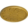 thumbnail image 3 of 29 7/8"OD x 1 3/8"P Fairfax Ceiling Medallion, Hand-Painted Iridescent Gold, 3 of 6