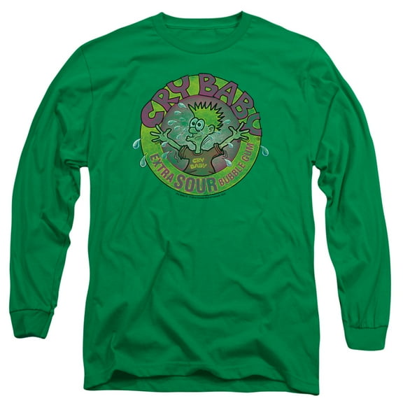 Dubble Bubble Logo Long Sleeve Adult 18/1 T-Shirt Kelly Green