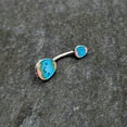 thumbnail image 5 of Body Candy Womens Stainless Steel Piercing Celebration Easter Egg Double Mount Belly Button Ring, 5 of 7