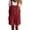 Red, variant on Tqcoqu Linen Rompers for Women,Summer Button Front Adjustable Straps Jumpsuit,Baggy Casual Beach Overalls Shorts with Pockets,Black Women's S-XXL