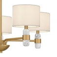 thumbnail image 7 of Quoizel Kimberly 5-Light Brushed Weathered Brass Chandelier, 7 of 7