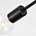 thumbnail image 5 of The Lighting Store Olalla 8-Light Black Sputnik Linear Flush Mount, 5 of 5