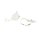 thumbnail image 5 of 12 Piezas Palanca De Latón Clip Trasero Oreja Cables Pendientes Espacios En Blanco Resultados De La Joyería DIY Craft Blanco plateado Baoblaze Pendientes para hacer hallazgos, 5 of 6