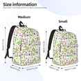 thumbnail image 2 of Saiise Happy Easter Print Laptop Backpack - Adjustable Shoulder Straps, Water-Resistant, Large Capacity, Stylish Design, Unisex for School, Office, Travel-Small, 2 of 5