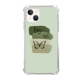 thumbnail image 1 of Sage Green Butterfly Case for iPhone 13 Mini,Aesthetic Art Design TPU Shock-proof Cover Case, 1 of 6