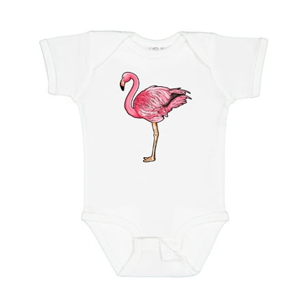 

Inktastic Pink Flamingo Gift Baby Boy or Baby Girl Bodysuit