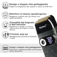 thumbnail image 4 of Afeitadora eléctrica Kemei Foil Professional para hombre con recortadora de calvos, 4 of 7