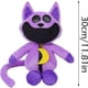 thumbnail image 5 of Una cosa Muñeco de peluche de la serie Animal sonriente aterrador Gato morado 30cm Regalos vacaciones, 5 of 12