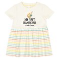 thumbnail image 3 of Inktastic My 1st Hanukkah Dreidel Girls Baby Dress, 3 of 5