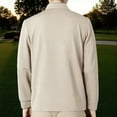 thumbnail image 5 of Men'S Polo Shirts Long Sleeve Classic Solid Color Collared Casual Business Male Tshirts, 5 of 6