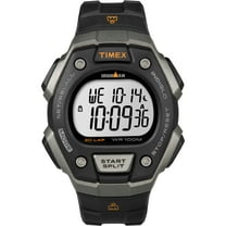 Timex Men's Ironman Classic 30 Full-Size Black/Silver Resin Strap Watch