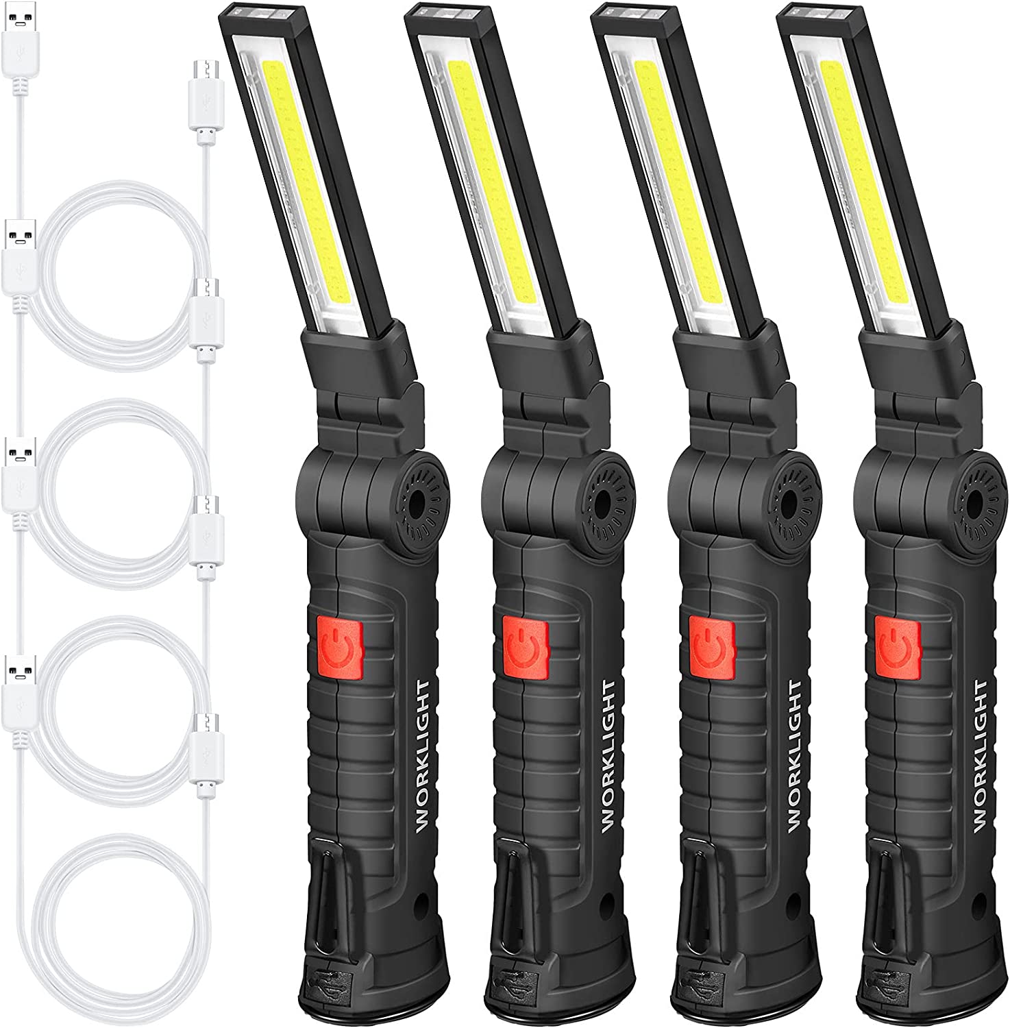 Rechargeable Work Lights, LED Work Light with Base and Hanging