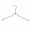 Black, variant on DimyFew Wire Coat Hanger with titanium steel construction clothes hanger trouser bar hanger metal wire hanger strong durability non slip functionality suitable for closet organization Black