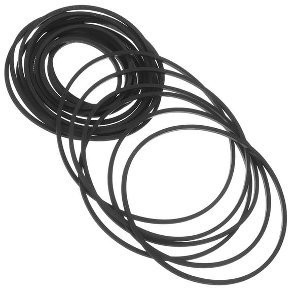 OUNONA 20 Mixed Lengths Cassette Deck Belt Rubber Device Maintenance Repair