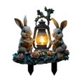 thumbnail image 2 of Garden Stake Easter Decoration 2D Acrylic Garden Sign for Outdoor Spring Bunny Theme with Card Slot Functionality, 2 of 7
