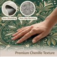 thumbnail image 6 of ODIKA 6'x9' Washable Area Rug Non-Slip, Easy Care, Round Rings Boho Leaves Ring Symmetrical Motif Circle Classroom for Family Room, Living Room, Master Bedroom, 6 of 7