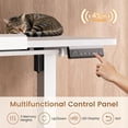 thumbnail image 6 of 31.5" Foldable Electric Standing Desk for Small Space, 180° Tiltable Mobile Rising Computer Desk, Height Adjustable Drawing Desk, Study Writing Table, 6 of 7