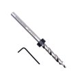 thumbnail image 1 of AUTOTOOLHOME 3/8" drill bit with Depth Stop Collar 6.5" Length Replacement Twist Step for Manual pocket hole Jig Master System, 1 of 4