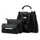 thumbnail image 2 of Conjunto de 3 bolsos para mujer | Bolso tote, bandolera y clutch | Piel sintética con borla y asa superior | Gran capacidad para el trabajo y viajes, 2 of 4