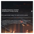 thumbnail image 2 of Electric Water Heater Mini Tankless Instantaneous Water Heater Kitchen Bathroom Shower Hot Water Fast Heating 3500W ,Security Protection Design, 2 of 4