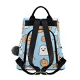 thumbnail image 2 of FORMRS Women's Travel Backpack Purse Anti-Theft Hidden Pockets Casual Shoulder Bag, Blue Halloween Ghosts, 2 of 7