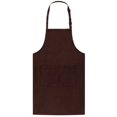 thumbnail image 1 of ENJOYW Tablier de Chef Uni Imperméable en Polyester et Coton, Tablier à Col Suspendu pour Restaurant, 1 of 7