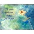 thumbnail image 2 of Pearson, Debbie 32x25 White Modern Wood Framed Museum Art Print Titled - The Quieter You Become, 2 of 4