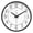Black, variant on TIMESS Wood Grain Wall Clock, Battery Operated Analog Clock with Large Numbers