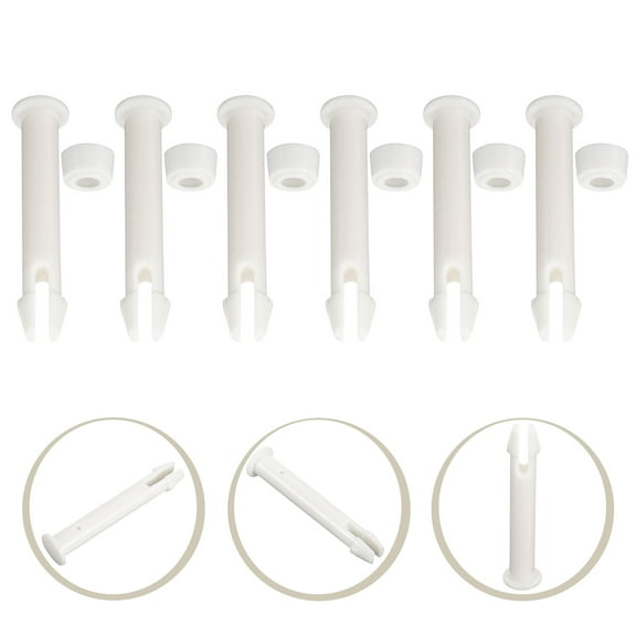 WHAMVOX 12 Pcs White Pool Connector Pins for Above Ground Swimming Pool Accessories and Easy to Install
