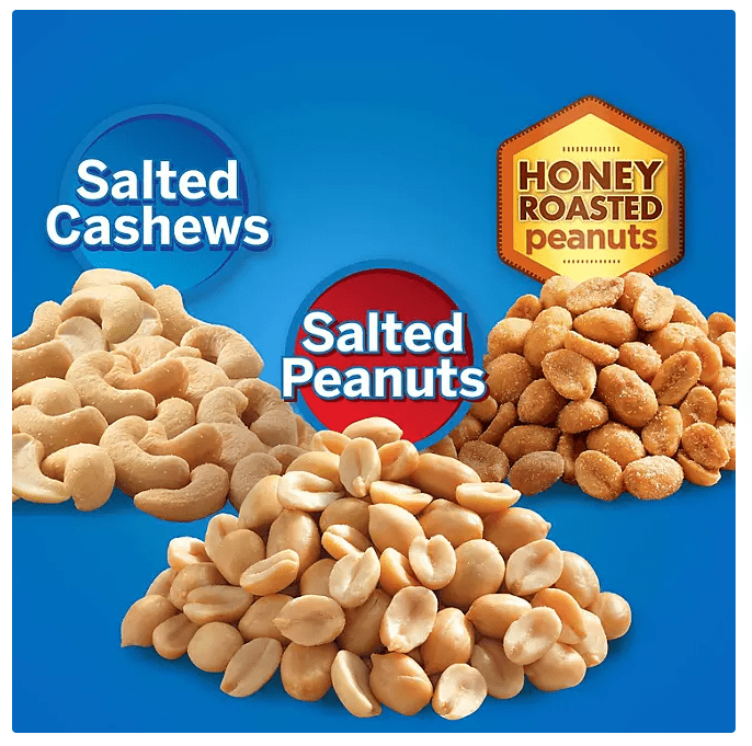 Planters Variety Pack Cashews & Peanuts, 24 pk.