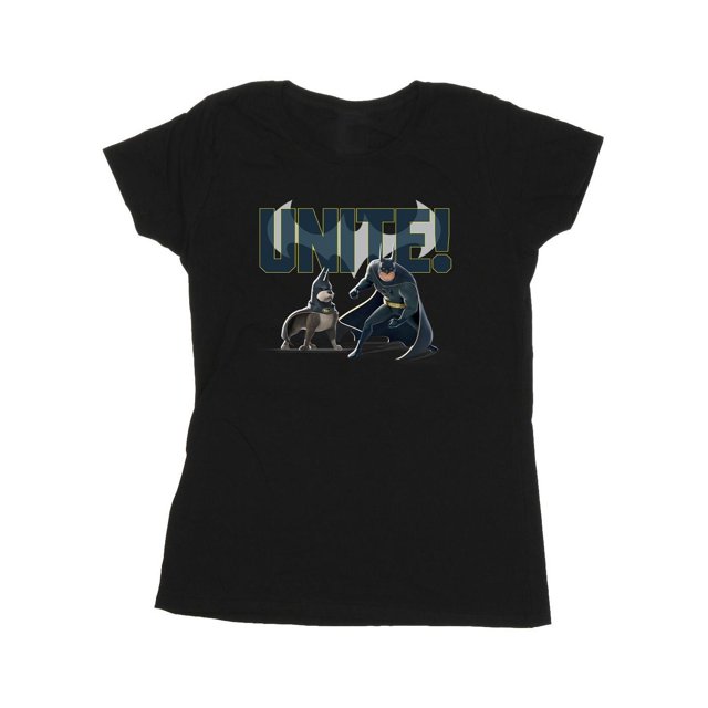 DC Comics DC DC Comics T-Shirt en Coton pour Femmes League Of Super-Pets Unite Paire