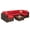 Brown/Red, variant on Best Choice Products 7-Piece Outdoor Modular Patio Conversation Furniture, Wicker Sectional Set - Brown/Red