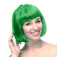 thumbnail image 2 of Ladies Wig Carnival Human Hair 30CM Short Wig for Party Decoration, 2 of 6