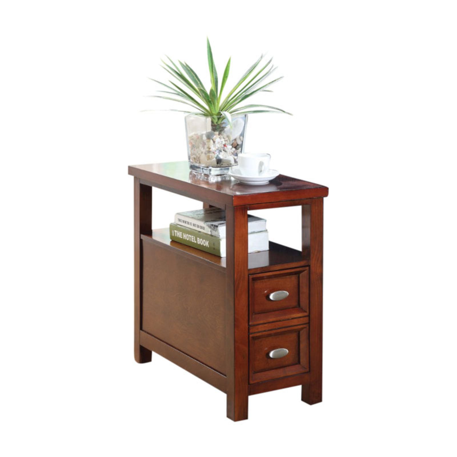 Astonishing Side Table, Cherry Brown - Walmart.com