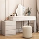 thumbnail image 3 of Luxury Make Up Vanity Tables Bedroom Modern Organizer Drawer Storage Cabinet Jewelry Tavolo Trucco Bedroom Furniture LJ50DT My Lux Decor Round, 3 of 17